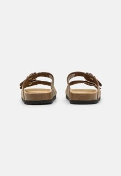 Pier One Leather Unisex - Pantuflas - Stone -Pier One Mode Outlet Tienda 000fb85e1afd4504bcf13e0042582440