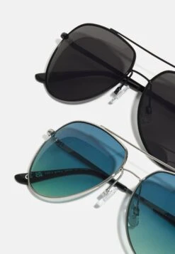 Pier One 2 Pack - Gafas De Sol - Black/Blue -Pier One Mode Outlet Tienda 0536698a6dde466ab05cd7db74609b09