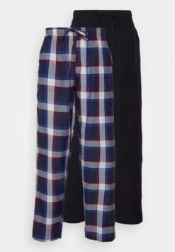 Pier One 2 Pack - Pantalón De Pijama - 503 - Dark Blue_302 - Red -Pier One Mode Outlet Tienda 063b88d7f4b14317a1b84bef67ff886c