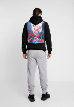 Pier One 2 Pack - Pantalones Deportivos - Black/Mottled Light Gre -Pier One Mode Outlet Tienda 082b684ed6b7492481fafd77bd2ec4d0