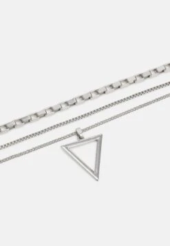 Pier One 3Pack - Collar - Silver-Coloured -Pier One Mode Outlet Tienda 0939075566a74b089b462fd6f4c080a5