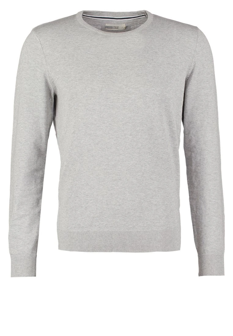 Pier One Basic Crewneck - Jersey De Punto - Light Grey 5 Pier One Basic Crewneck - Jersey De Punto - Light Grey - Imagen 5