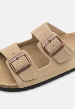 Pier One Leather Unisex - Pantuflas - Beige -Pier One Mode Outlet Tienda 1ac33122e3c841b6b5f9c0afc4c244b0