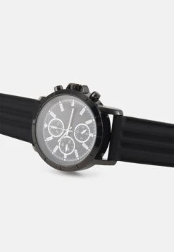 Pier One Unisex - Reloj - Black/Silver -Pier One Mode Outlet Tienda 1ec6319737b4469eaf53d3f1698c584b