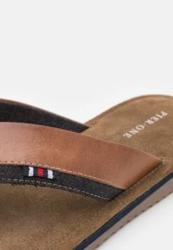 Pier One Leather - Sandalias De Dedo - Cognac -Pier One Mode Outlet Tienda 1f87f71132da493d87a878e247d137ba