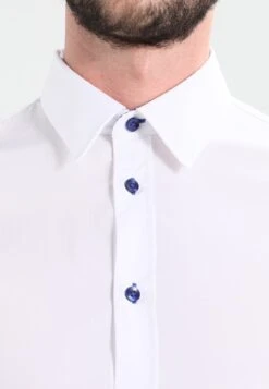 Pier One Camisa - White/Blue -Pier One Mode Outlet Tienda 2003bd6b36ee489eb914b3cd355ce6c8