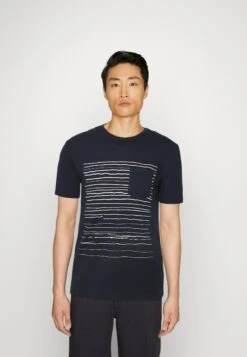 Pier One Camiseta Estampada - Dark Blue