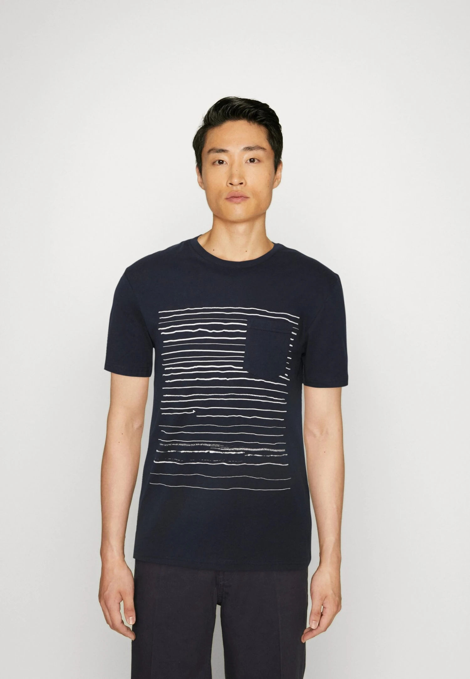 Pier One Camiseta Estampada - Dark Blue 1 Pier One Camiseta Estampada - Dark Blue