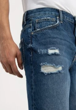 Pier One Shorts Vaqueros - Dark Blue Denim -Pier One Mode Outlet Tienda 276254a4979c4bad9439f125663ea190