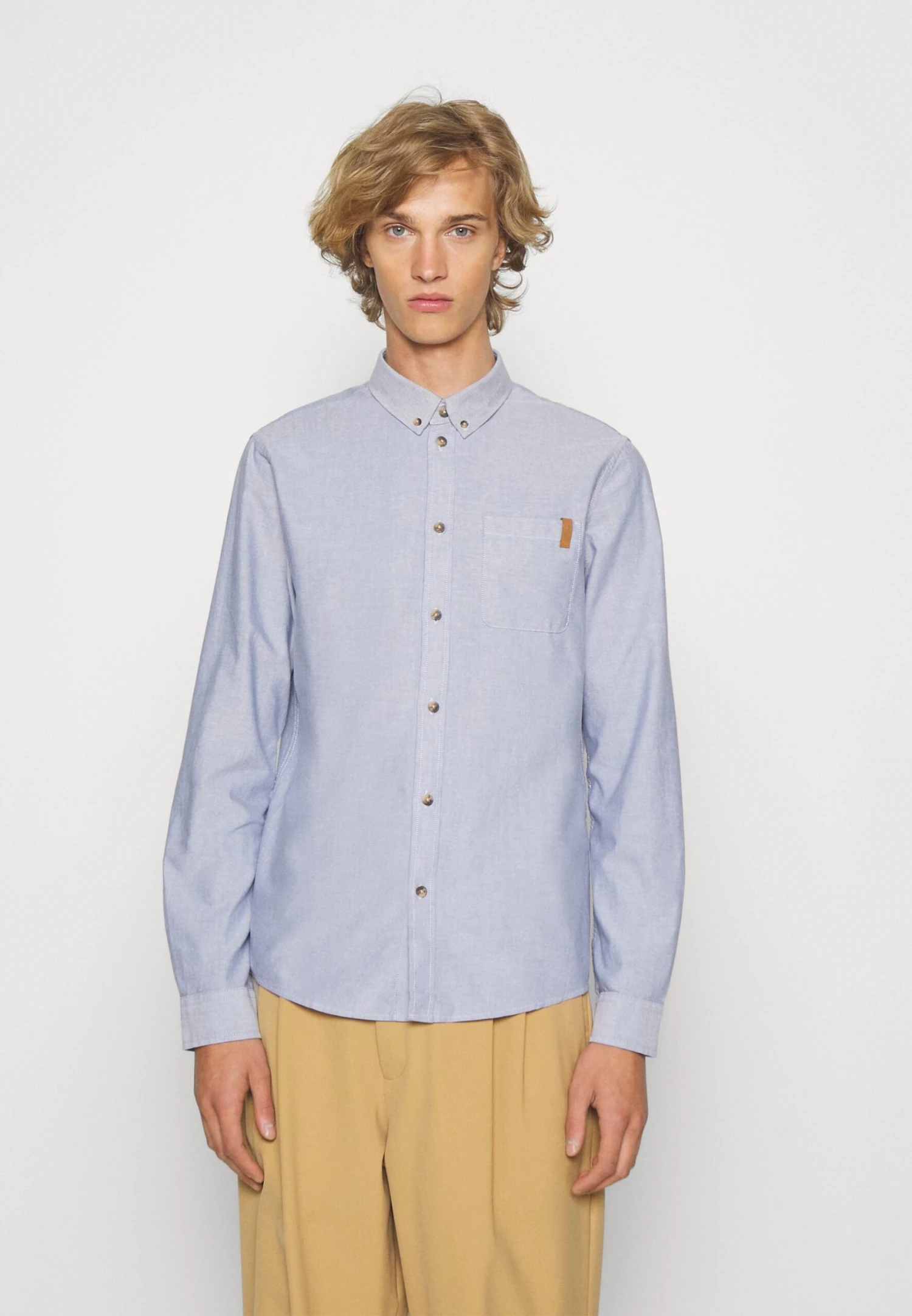 Pier One 2 Pack - Camisa - White/Light Blue 6 Pier One 2 Pack - Camisa - White/Light Blue - Imagen 6