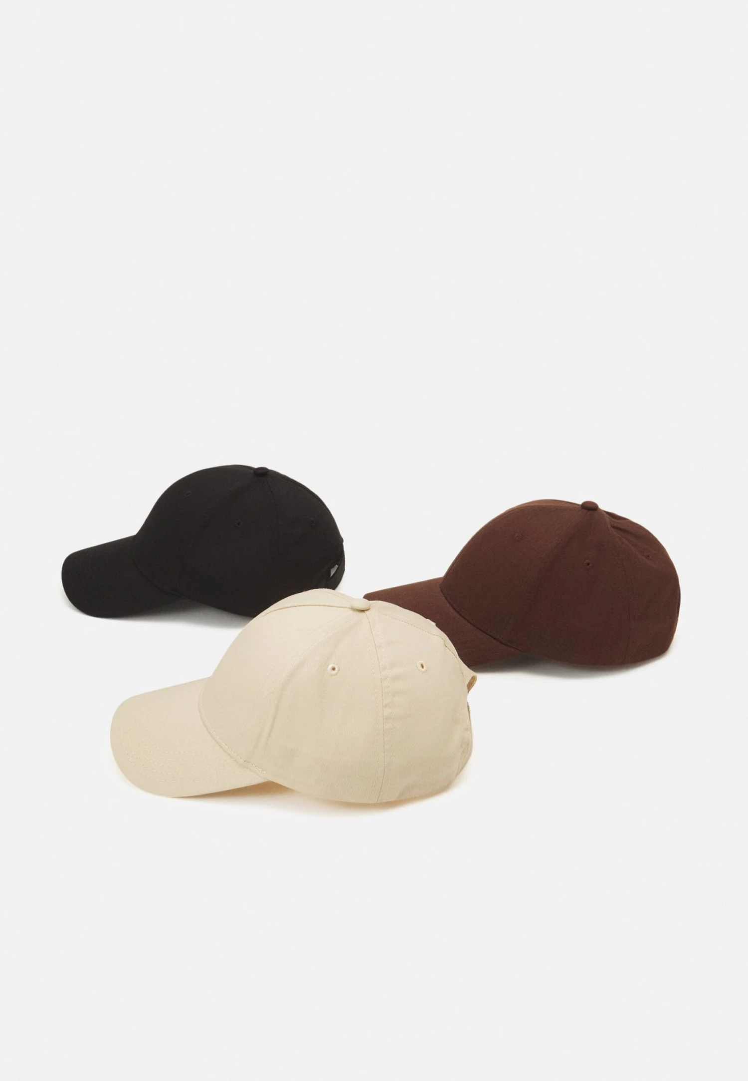 Pier One Unisex 3 Pack - Gorra - Black/Dark Brown/Beige 3 Pier One Unisex 3 Pack - Gorra - Black/Dark Brown/Beige - Imagen 3