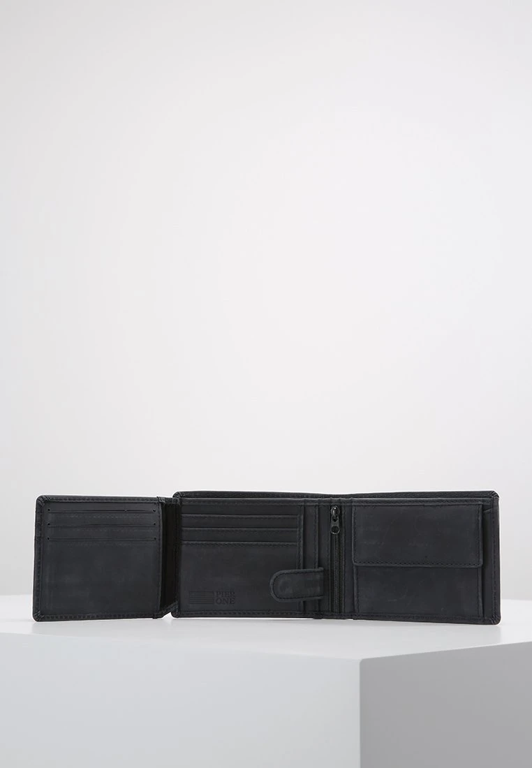 Pier One Leather - Monedero - Black 6 Pier One Leather - Monedero - Black - Imagen 6