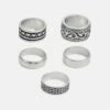 Pier One 5 Pack - Anillo - Silver-Coloured