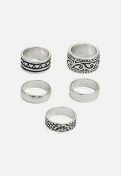 Pier One 5 Pack - Anillo - Silver-Coloured