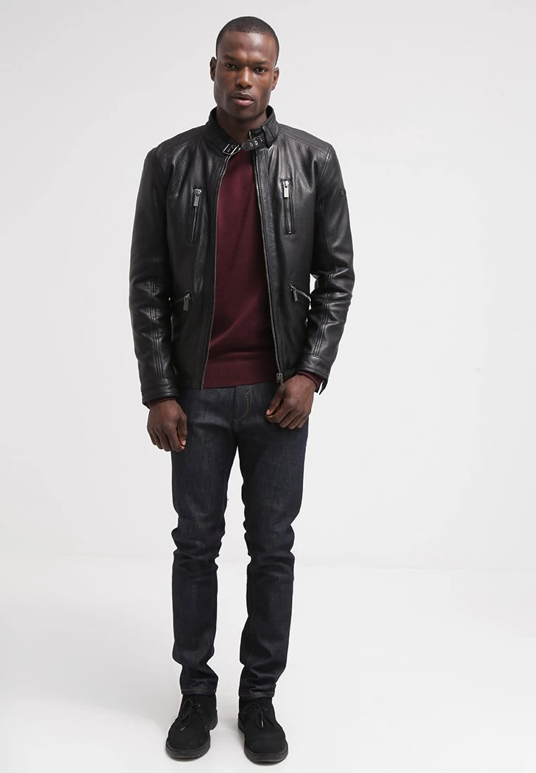 Pier One Basic Crewneck - Jersey De Punto - Bordeaux 2 Pier One Basic Crewneck - Jersey De Punto - Bordeaux - Imagen 2