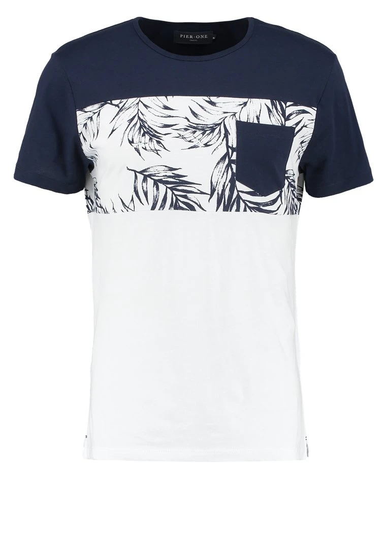 Pier One Camiseta Estampada - Navy/White 5 Pier One Camiseta Estampada - Navy/White - Imagen 5