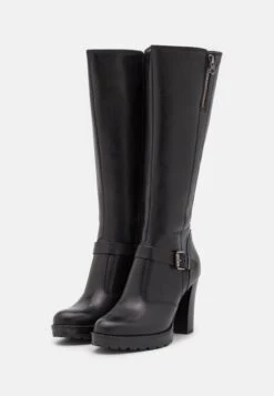Pier One Leather- Botas De Tacón - Black -Pier One Mode Outlet Tienda 487615a3a2a14c3e975bbf3b4c2d2783