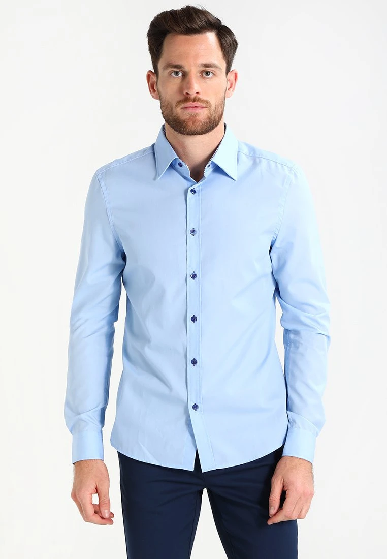 Pier One Camisa - Light Blue/Blue 1 Pier One Camisa - Light Blue/Blue