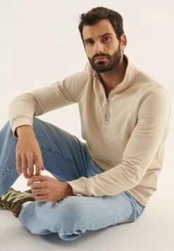 Pier One Sudadera - Beige -Pier One Mode Outlet Tienda 530b49818dab4992a266c680f2528538