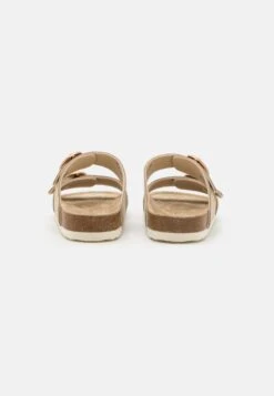 Pier One Leather - Sandalias Planas - Beige -Pier One Mode Outlet Tienda 5360c7abaa9e4ffeb91d653059a98728