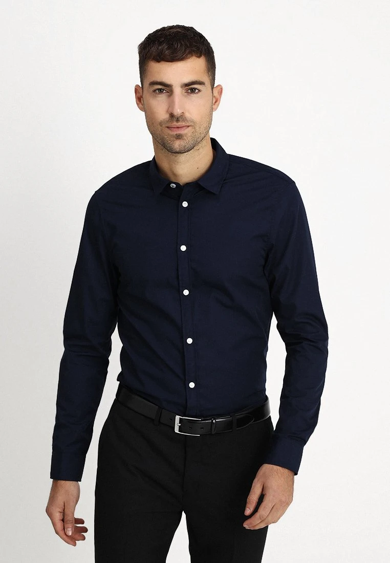 Pier One 2 Pack - Camisa Elegante - Light Blue/Dark Blue 4 Pier One 2 Pack - Camisa Elegante - Light Blue/Dark Blue - Imagen 4