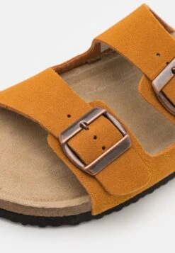 Pier One Leather Unisex - Pantuflas - Cognac -Pier One Mode Outlet Tienda 5a30ef86acdb4a84a7b1455b53d0fe75