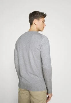 Pier One 2 Pack - Camiseta De Manga Larga - Dark Blue/Mottled Grey -Pier One Mode Outlet Tienda 5d11c795627a43d3ae83293311d17f0a