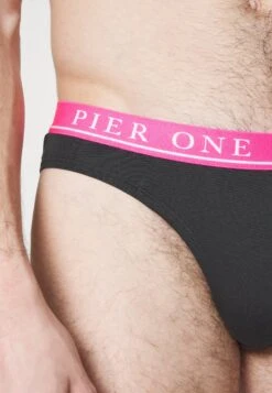 Pier One Branded Waistband Briefs 3 Pack - Braguitas - Black -Pier One Mode Outlet Tienda 5e810e5c70554e669daddd4114c5752f