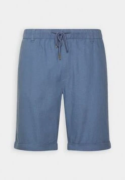 Pier One Linen Blend Drawcord Shorts- Shorts - Blue -Pier One Mode Outlet Tienda 609305b411ae4fd897e85e7620e5b545