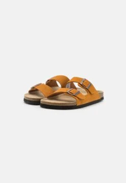 Pier One Leather Unisex - Pantuflas - Cognac -Pier One Mode Outlet Tienda 6270f949e10d4588a8167f3310849ab0