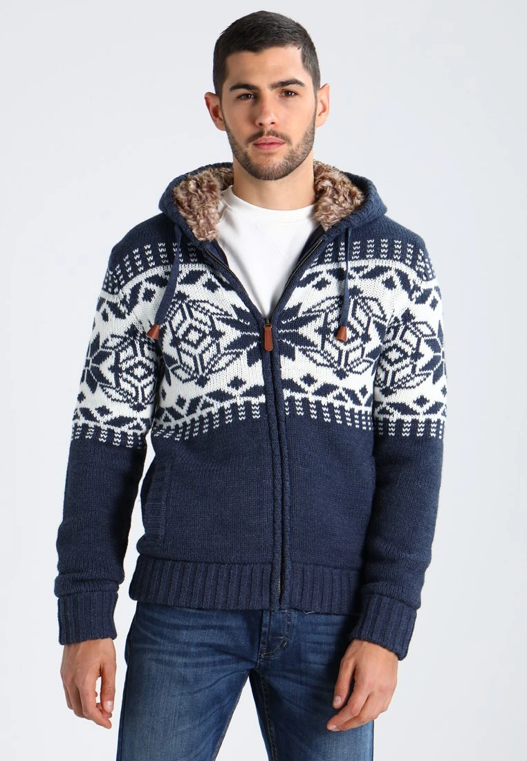 Pier One Chaqueta De Punto - Blue Melange 1 Pier One Chaqueta De Punto - Blue Melange