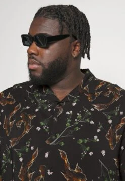 Pier One Asian Print Resort - Camisa -Black -Pier One Mode Outlet Tienda 666a2720beb548beb94f440457a8daa5