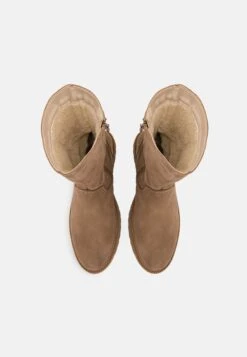 Pier One Leather Winter Boot - Botas - Taupe -Pier One Mode Outlet Tienda 6764689a7b054af99a293cad010b9f7b