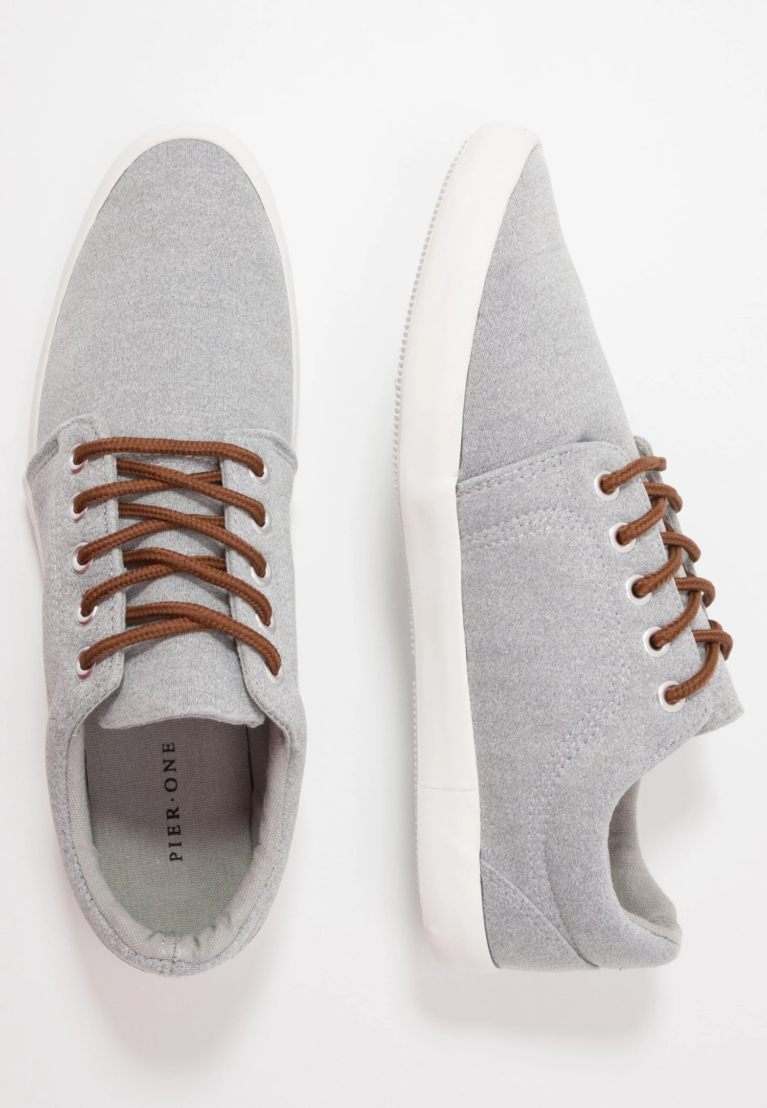 Pier One Unisex - Zapatillas - Light Grey 2 Pier One Unisex - Zapatillas - Light Grey - Imagen 2