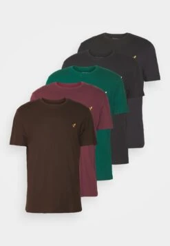 Pier One 5 Pack - Camiseta Básica - Bordeaux/Dark Green/Dark Blue 17 Pier One 5 Pack - Camiseta Básica - Bordeaux/Dark Green/Dark Blue -Pier One Mode Outlet Tienda 695ee0a9459c4064b966a3f795bf7133