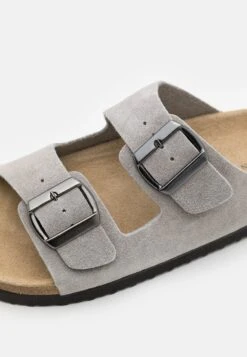 Pier One Leather Unisex - Pantuflas - Grey -Pier One Mode Outlet Tienda 6b071714d1514b7cbade5fbfdf5bc6fc