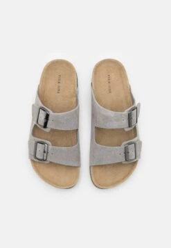 Pier One Leather Unisex - Pantuflas - Grey -Pier One Mode Outlet Tienda 6e172422b00e484a8ac21c5f565af9d6