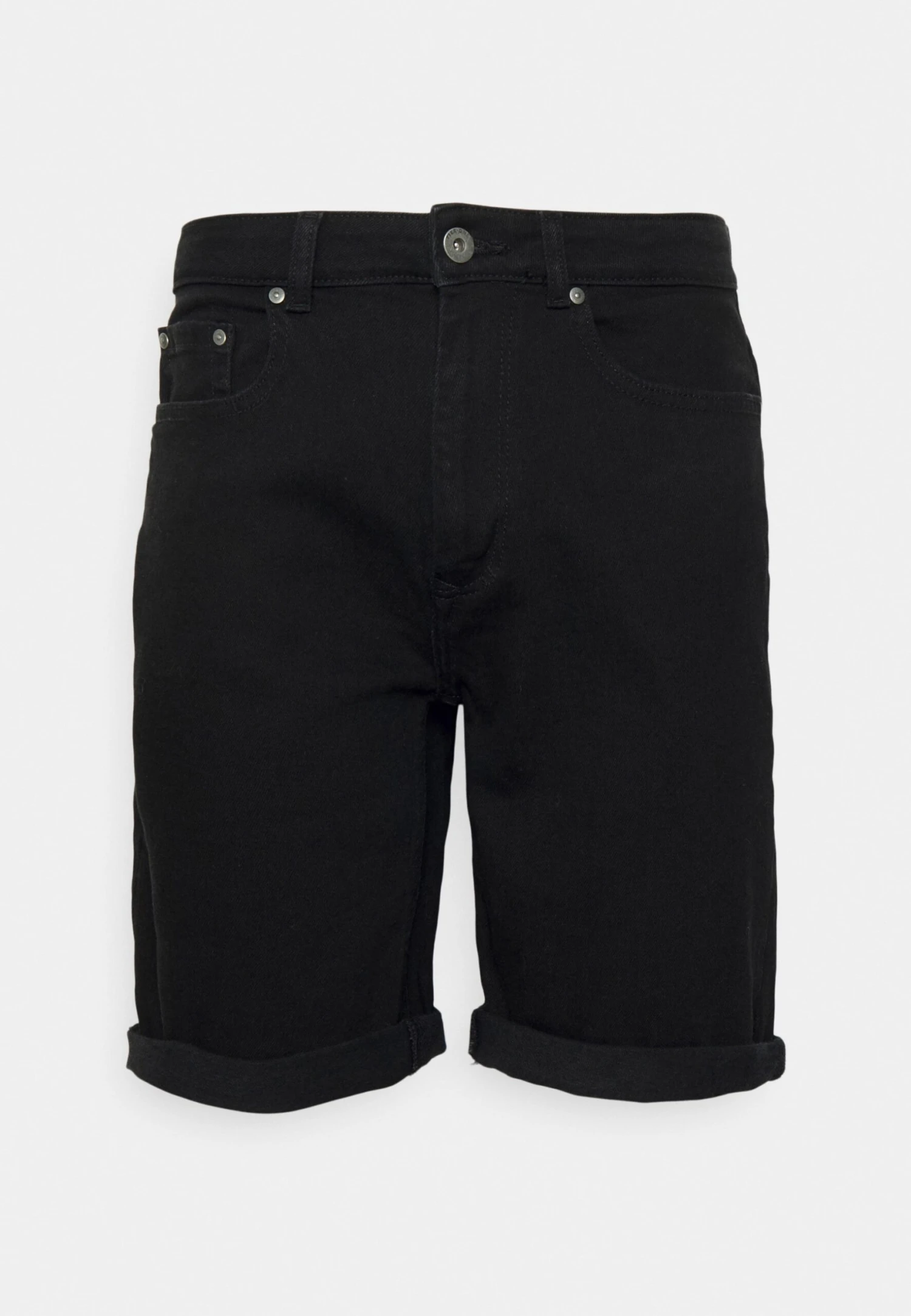 Pier One Shorts Vaqueros - Black Denim 1 Pier One Shorts Vaqueros - Black Denim