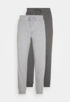 Pier One 2 Pack - Pantalón De Pijama - Mottled Dark Grey/Mottled Grey -Pier One Mode Outlet Tienda 7438e3af94d84f41a7e5cef68ab55737