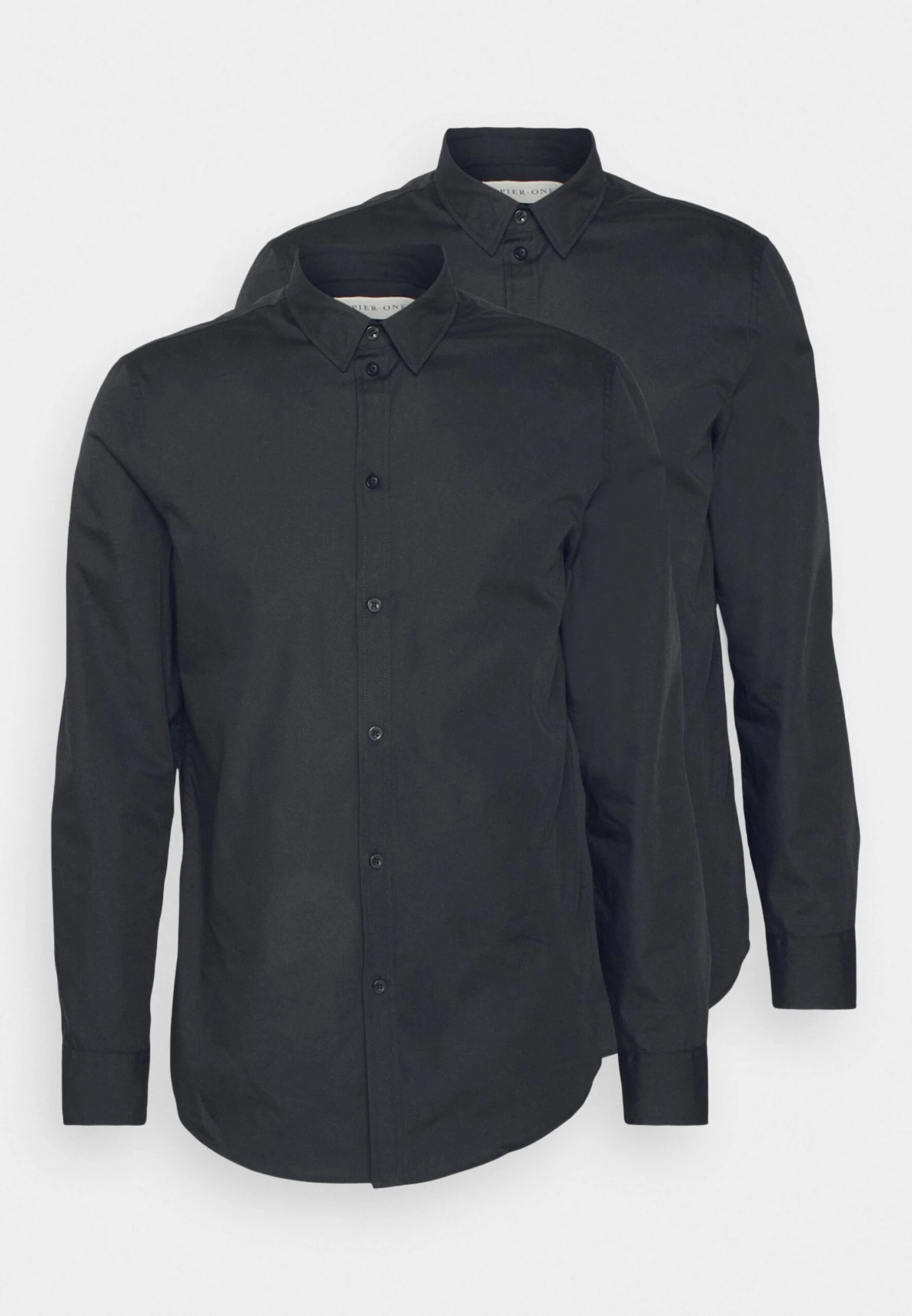 Pier One 2 Pack - Camisa Elegante - Black 4 Pier One 2 Pack - Camisa Elegante - Black - Imagen 4