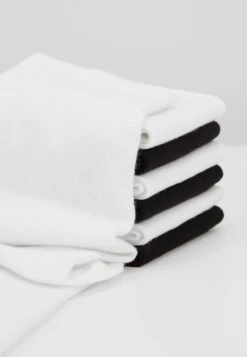 Pier One 7 Pack - Calcetines - White/Black -Pier One Mode Outlet Tienda 887153a669e24dd0b3ff5748cd21b4f1