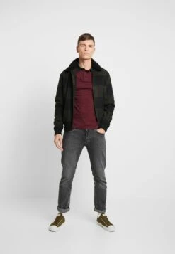 Pier One Muscle Fit - Polo - Bordeaux -Pier One Mode Outlet Tienda 8f04bc93cb86430fb17b7449fe3c0ce3