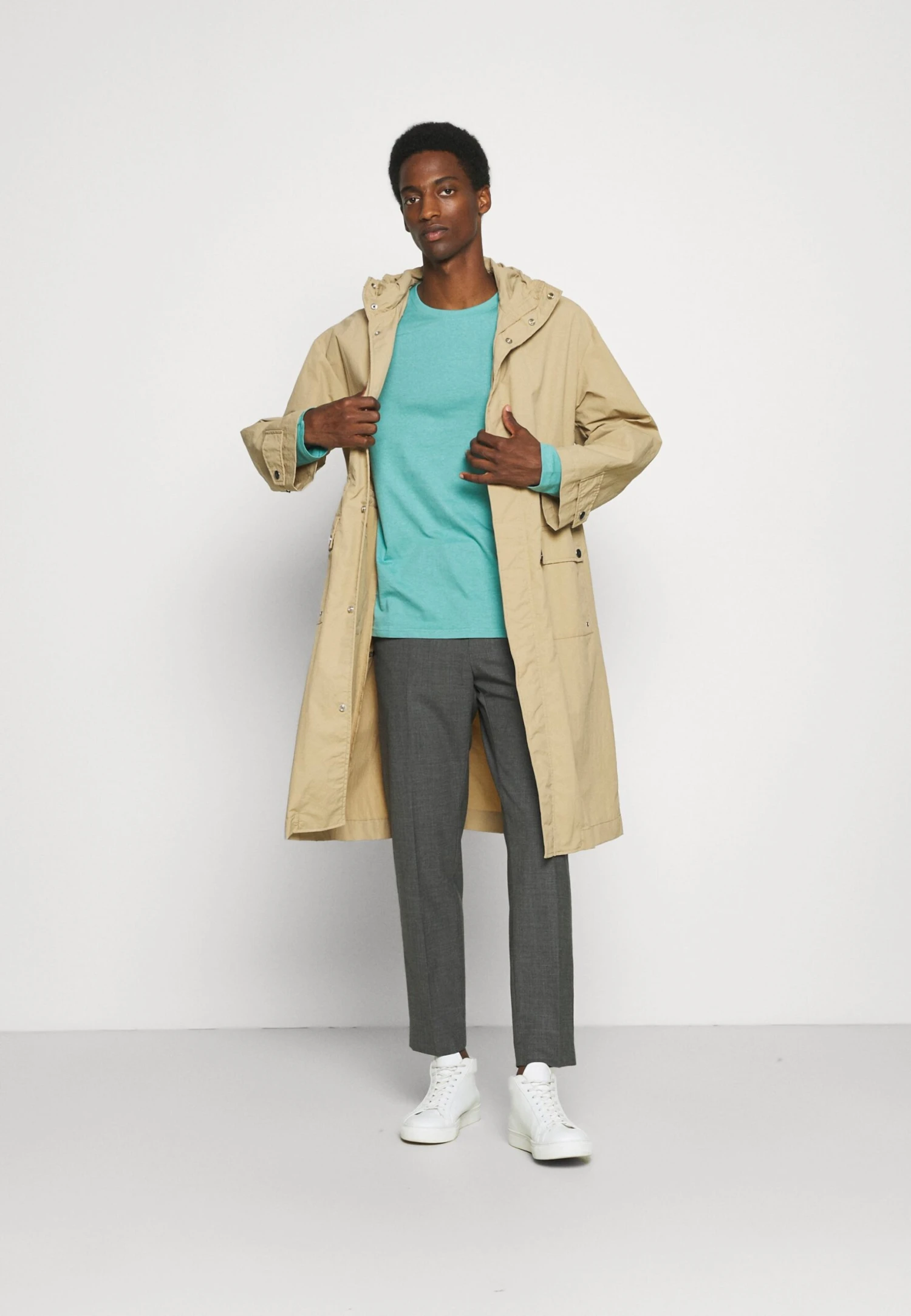 Pier One 5 Pack - Camiseta De Manga Larga - Dark Blue/Turquoise/White 1 Pier One 5 Pack - Camiseta De Manga Larga - Dark Blue/Turquoise/White