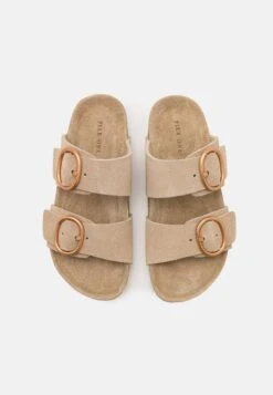 Pier One Leather - Sandalias Planas - Beige -Pier One Mode Outlet Tienda 9b43ae7f6ea84e8787fe1a5129e1ca00