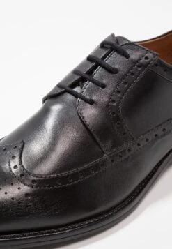 Pier One Leather - Zapatos Con Cordones - Black -Pier One Mode Outlet Tienda 9f7fb869a93b4188b376bf26fd21fb34