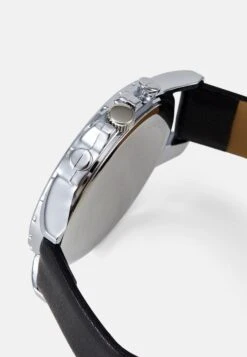 Pier One Reloj - Black/Silver-Coloured -Pier One Mode Outlet Tienda a405f32d91574594bfe0eb57bcbec044