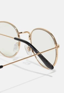 Pier One Unisex - Gafas Con Filtro De Luz Azul -Gold- Coloured -Pier One Mode Outlet Tienda ac78d7d3c1554ff8bf47378090da46c3