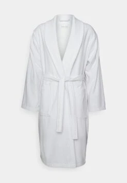 Pier One Shawl Towel Bathrobe - Albornoz - White -Pier One Mode Outlet Tienda ae61951bd55140ac9d167b819a7964f5