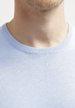 Pier One Basic Crewneck - Jersey De Punto - Light Blue -Pier One Mode Outlet Tienda b041e581fd1148bba0db07cb588bf608