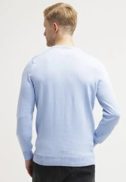 Pier One Basic Crewneck - Jersey De Punto - Light Blue -Pier One Mode Outlet Tienda b4d33f3f472b4e0cb87579499a0f1069